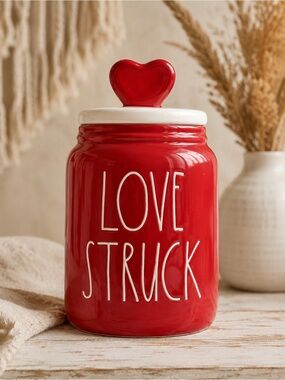 Rae Dunn Love‎ Struck Valentine Canister Heart Topper